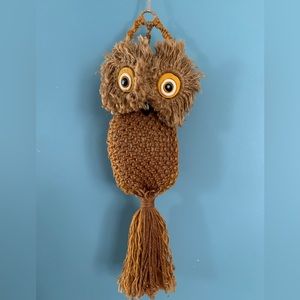Vintage hanging owl